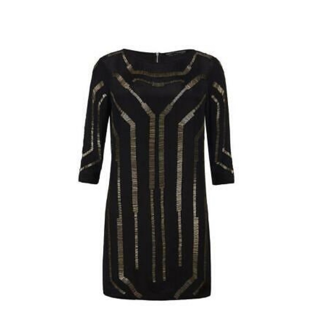 All Saints Quake Sequin/Embellished/Beaded Dress UK Size 8